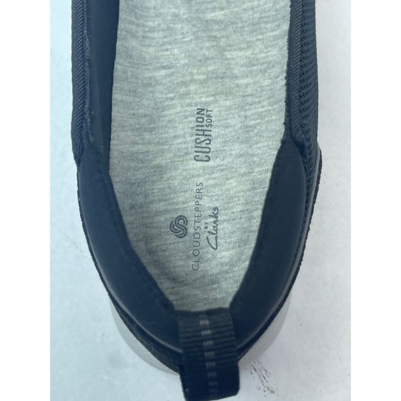 Clarks Adella Comfort Cushion Soft Cloud Steppers Flat Black size 11 - Picture 9 of 11